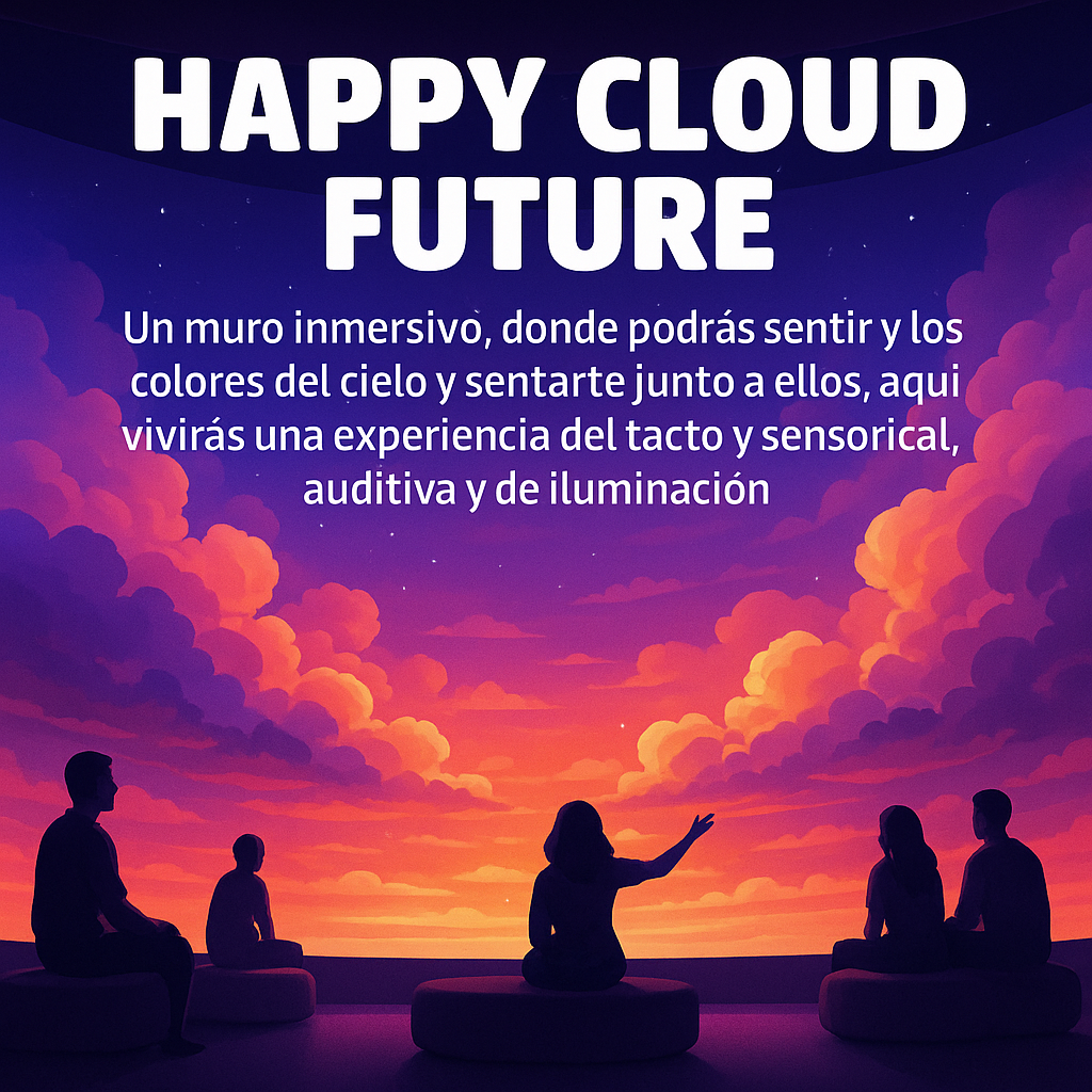 Happy Cloud Future — immersive sky wall