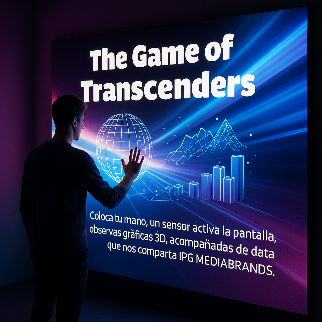 The Game of Transcenders — hand-sensor data experience